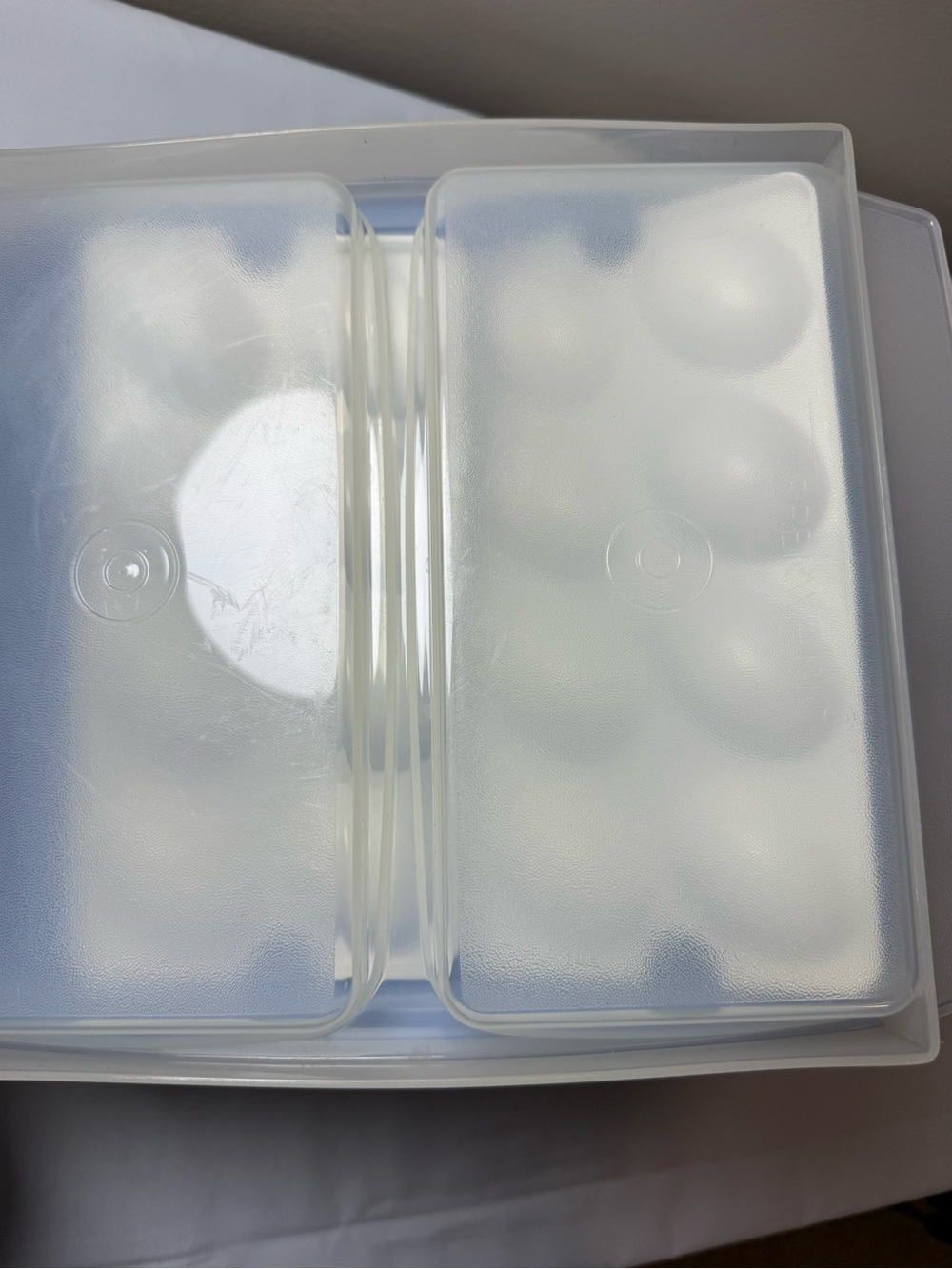 Tupperware Blue Deviled Egg Storage Container - Picture 4 of 4